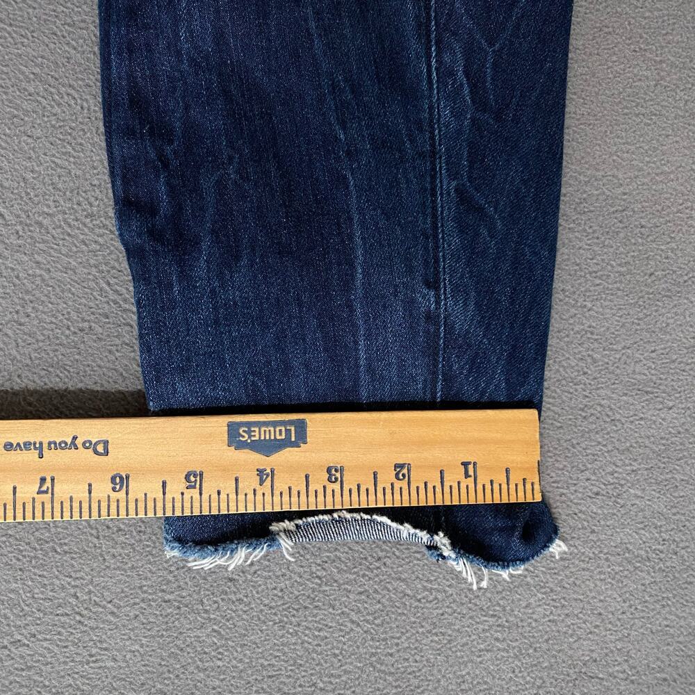 G Star Arc 3D Low Boyfriend Restored Denim Jean Womens 28 Raw Hems Distressed - Picture 10 of 16